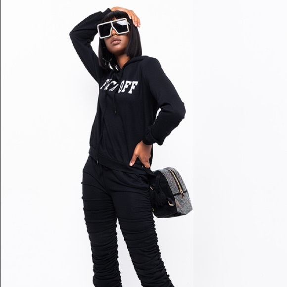 FUCK OFF Black Hoodie - Picture 2 of 5